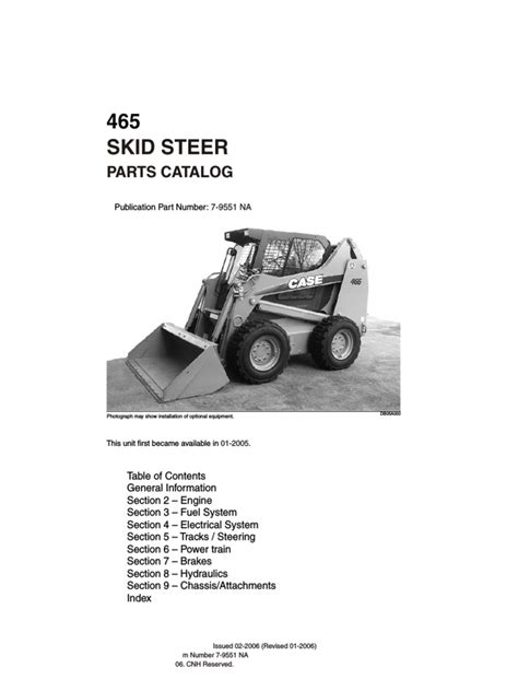 CASE 465 Skid Steer Loader Service Repair Manual PDF 